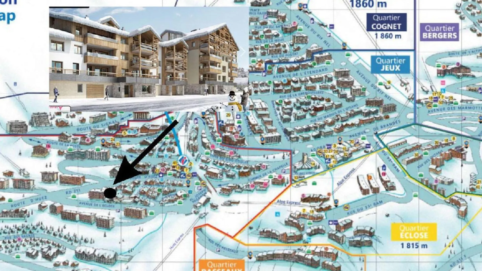 Apartament Charmant Appartement 49M² Avec Parking, Proche Des Pistes A L'Alpe D'Huez - Fr-1-645-60